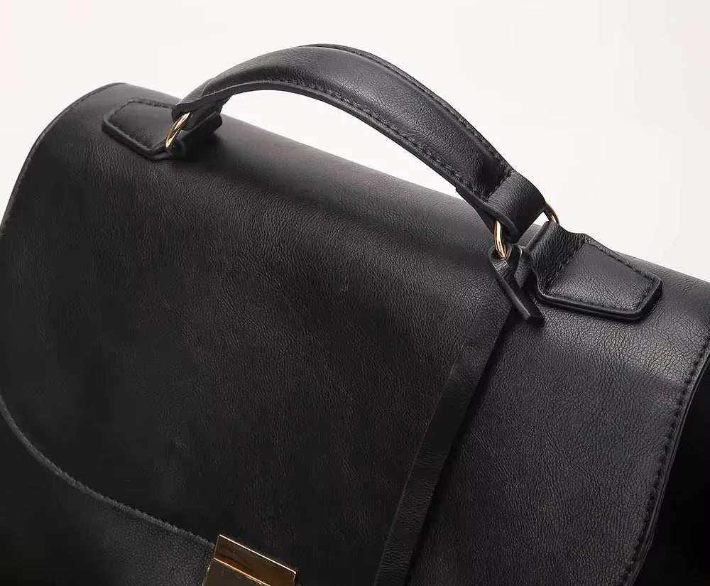 Sac à Langer Signature — En cuire