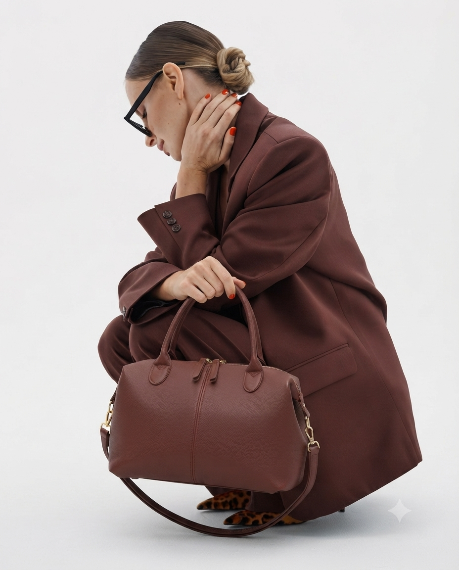 Sac à Langer en cuir