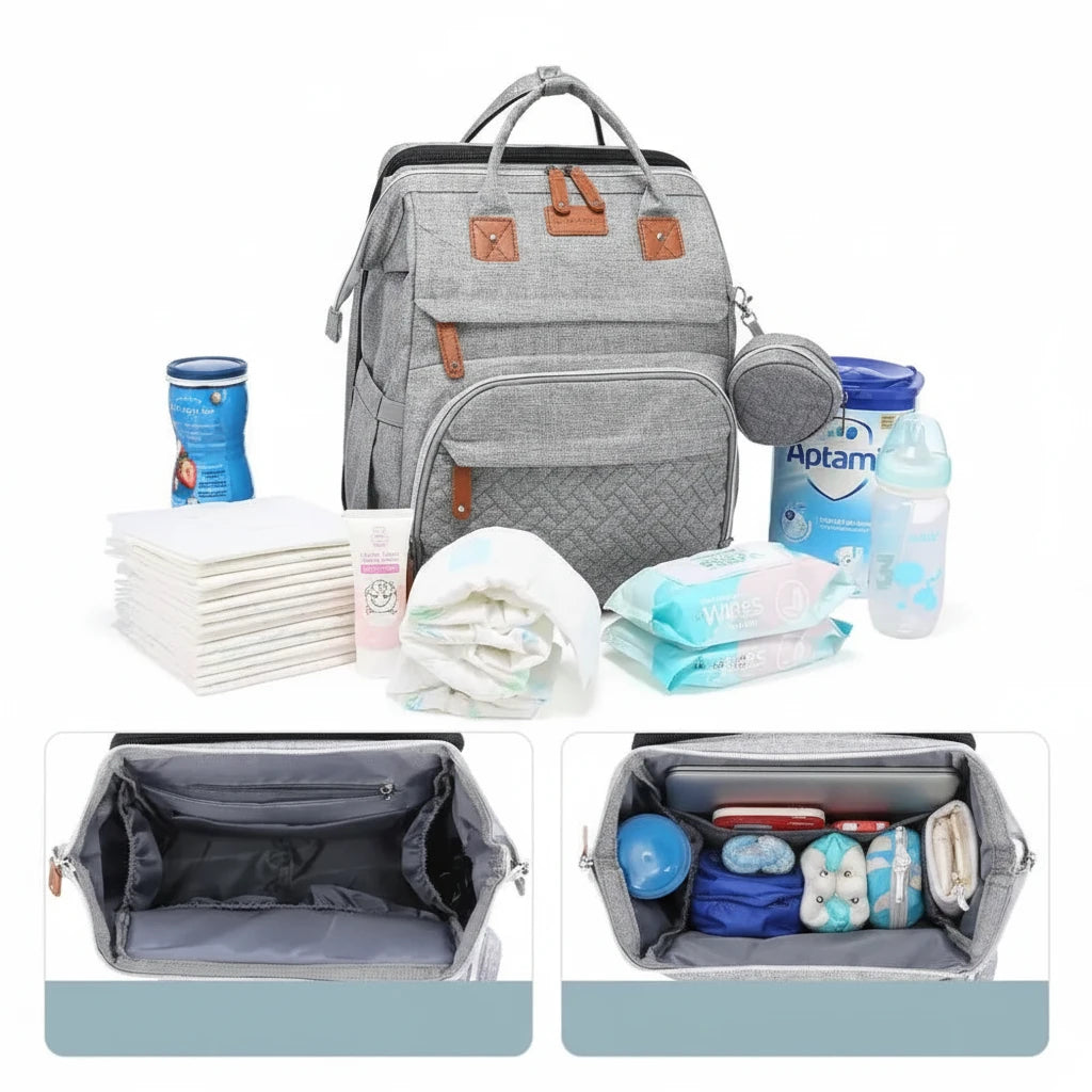 sac à dos à langer 4 en 1