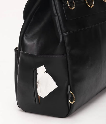 Sac à Langer Signature — En cuire