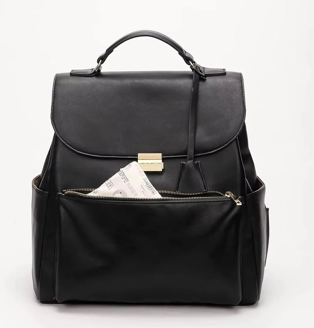 Sac à Langer Signature — En cuire